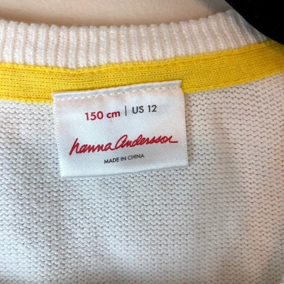 Hanna Andersson | Cream Button Cardigan 150 cm 12 - Picture 3 of 5